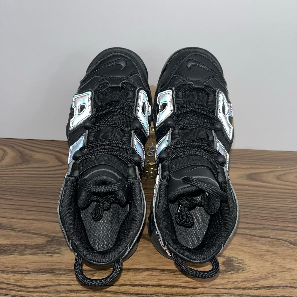 Nike Air More Uptempo GS Size 4.5Y Women’s 6 'Reflective' Sneakers 922845-001 - Picture 10 of 12